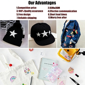 Parches Personalizados de Corazones y Flores al por Mayor, Termoadhesivos 3D, Insignias Bordadas con Logotipo Personalizado para Sombreros y Ropa - Product Image 6