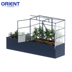 Maceta Metálica <span class=keywords><strong>Rectangular</strong></span> <span class=keywords><strong>Grande</strong></span>, Jardinera de Aluminio, Macetas Ecológicas para Jardín - Product Image 3