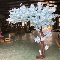 Nouveaux produits grand arbre de fleurs 3.3m de haut et 6m de large arbre de fleurs de cerisier artificiel japonais complet pour la décoration intérieure