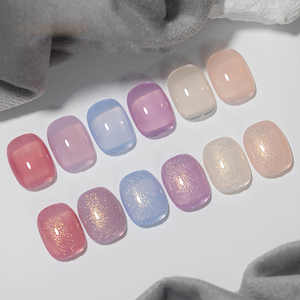 AILANUO 15ml 6 couleurs sable coulant or crème gel série UV gel vernis à ongles, adapté au bricolage, fournisseur de gel de vernis à ongles - Product Image 3