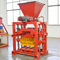Machine automatique de fabrication de blocs de béton QTJ 4-35, machines à fabriquer des blocs, Royaume-Uni, Afrique, machines à fabriquer des blocs bon marché