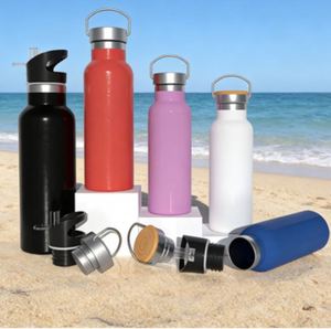 2026 500ml & 750ml Flask Eco-Friendly Double Wall Stainless Steel Vaccum Insulated Large Mouth Flask <b>Sports</b> Water <b>Bottle</b> - Product Image 3