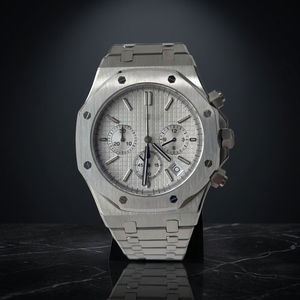 Montre de plongée Hercules avec logo personnalisé, mouvement Seiko NH35, bracelet en cuir, boîtier en acier inoxydable, résistance à l'eau 50 bars, chronographe - Product Image 2