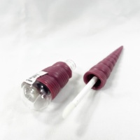 Tubes applicateurs en spirale en plastique de 6,1 ml avec logo personnalisé, mini tubes vides pour brillant à lèvres, impression sérigraphique cosmétique OEM/ODM