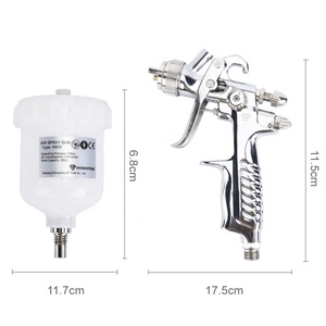 Rongpeng R803 1.0Mm Vòi Phun Súng Hvlp Trọng Lực Thức Ăn Sơn Phun Súng Cho Xe Thủ Tường Sơn Tường Bề Mặt Phun - Product Image 2