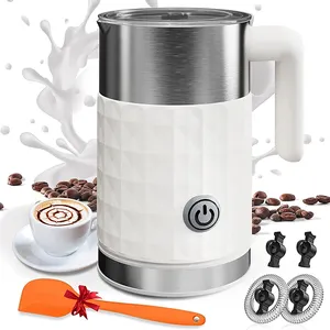 220V Electric Milk Frother and Steamer Hot Froth Function Automatic cappuccino Foam Maker