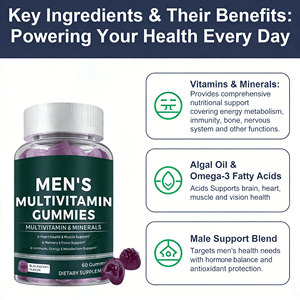Vitahealthy - Gomitas Multivitamínicas Naturales <span class=keywords><strong>para</strong></span> Hombres Adultos, Sabores Frutales, Apoyan <span class=keywords><strong>la</strong></span> Energía y <span class=keywords><strong>la</strong></span> Inmunidad, Bienestar Diario - Product Image 4