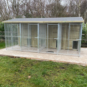<span class=keywords><strong>Cage</strong></span> pour chien de grand <span class=keywords><strong>animal</strong></span> robuste panneau de chenil en acier galvanisé fabriqué en chine - Product Image 4