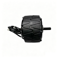 Kit moteur moyeu brushless à engrenages 24V 4 pouces, couple élevé, double entraînement, télécommande, pour robot électrique, chariot AGV, trottinette