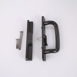 Rivestimento in polvere nero <span class=keywords><strong>porta</strong></span> <span class=keywords><strong>finestra</strong></span> scorrevole d maniglia <span class=keywords><strong>serratura</strong></span> maniglie <span class=keywords><strong>per</strong></span> porte interne - Product Image 1