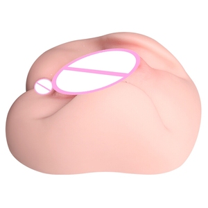 Juguete sexual de TPE para hombres, Copa de Avión con forma de Abulón Rosa, diseño de vagina invertida, forma de bollo vaporizado y forma de nalgas grandes, para masturbación masculina, juguete sexual de nalgas Yin - Product Image 4