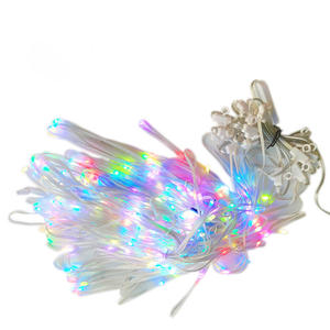 Умные светодиодные гирлянды-шторы с управлением через приложение, музыкальным синхронизированием, DIY, 2x2 м, 400 светодиодов, водонепроницаемые IP65, для украшения рождественской елки и наружного декора, сказочные огни - Product Image 6