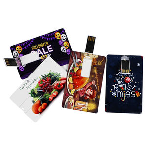 Artículos Promocionales, Memoria USB Personalizada con Forma de Tarjeta de Crédito 2.0, 128 MB, 256 MB, 512 MB, 1 GB, 2 GB, 4 GB, Memoria USB Empresarial, Tarjeta de Memoria USB en Blanco - Product Image 5