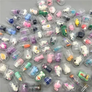 Mainan Vending Anak-anak, Kapsul Telur Kejutan Plastik Mini untuk Mesin Penjual