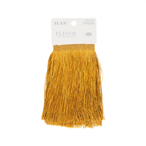 Frange decorative dorate Ilan Flecoc 15x150cm per abbigliamento e artigianato - Product Image 2
