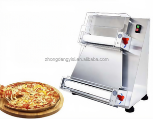 Prensa para Pizza de Acero Inoxidable, Comercial, Automática, Ajustable, Portátil, para Panadería, Máquina Formadora de Pizza Grande de 10-40CM - Product Image 1