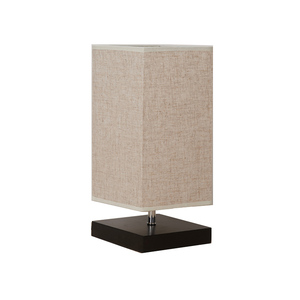 Home decor luxury modern bedside metal fabric lampshade table lamps and reading lights for bedroom - Product Image 1