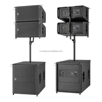 CVR Professional Système de caisson de basses Line Array de 18 pouces