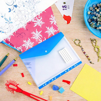 Pochette de classement transparente perforée à 11 trous pour documents, vente en gros