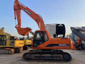 Grande pelle sur chenilles haute efficacité DOOSAN d'occasion originale coréenne DH220LC-7 avec roulement 1 an de garantie Shanghai à vendre - Product Image 4