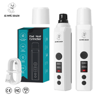 SiMAiSHEN-M6 Tondeuse portable silencieuse pour chiens et chats 2026, avec double lumière LED, 9500 tr/min, 2 vitesses, accessoires pour chiens, vente en gros