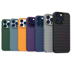 เคสโทรศัพท์ TPU สีสันสดใสกันลื่นฝาครอบแม่เหล็กซิลิโคนสานสำหรับ Huawei Y7 Y6 Y9 Y9S Y8S - Product Image 1