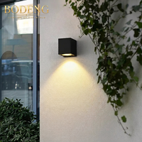 Projecteurs muraux LED solaires étanches IP65 pour extérieur, jardin, villa, enseignes murales, éclairage de devanture de magasin, garantie 8 ans