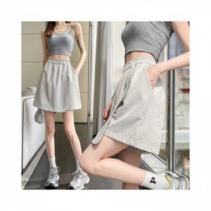 Pantaloncini estivi da donna a fascia elastica pantaloni corti comodi da indossare ogni giorno - Product Image 1