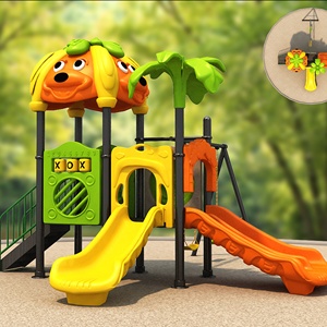 Attrezzature <span class=keywords><strong>per</strong></span> il divertimento all'aperto <span class=keywords><strong>per</strong></span> bambini, scivolo in plastica <span class=keywords><strong>per</strong></span> sport e intrattenimento con altalene da gioco - Product Image 3