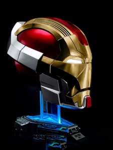 Nouveau <span class=keywords><strong>casque</strong></span> <span class=keywords><strong>Iron</strong></span> <span class=keywords><strong>Man</strong></span> MK17 Jarvis Mark à commande vocale en ABS avec masque à ouverture automatique pour cosplay d'Halloween - Product Image 1