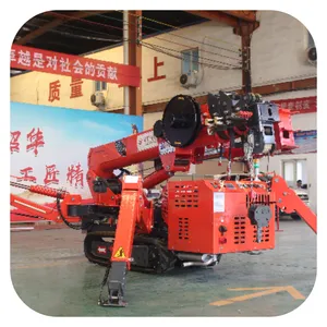 China mini 3 ton aranha rastreador guindaste com fly jib 3 t aranha guindaste máquinas de elevação preço para venda