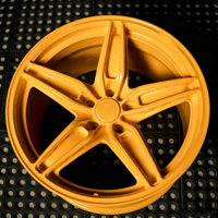 Nouvelles jantes monobloc en alliage d'aluminium forgé à cinq branches, ajustement sur mesure, compatibilité universelle pour Audi Tesla