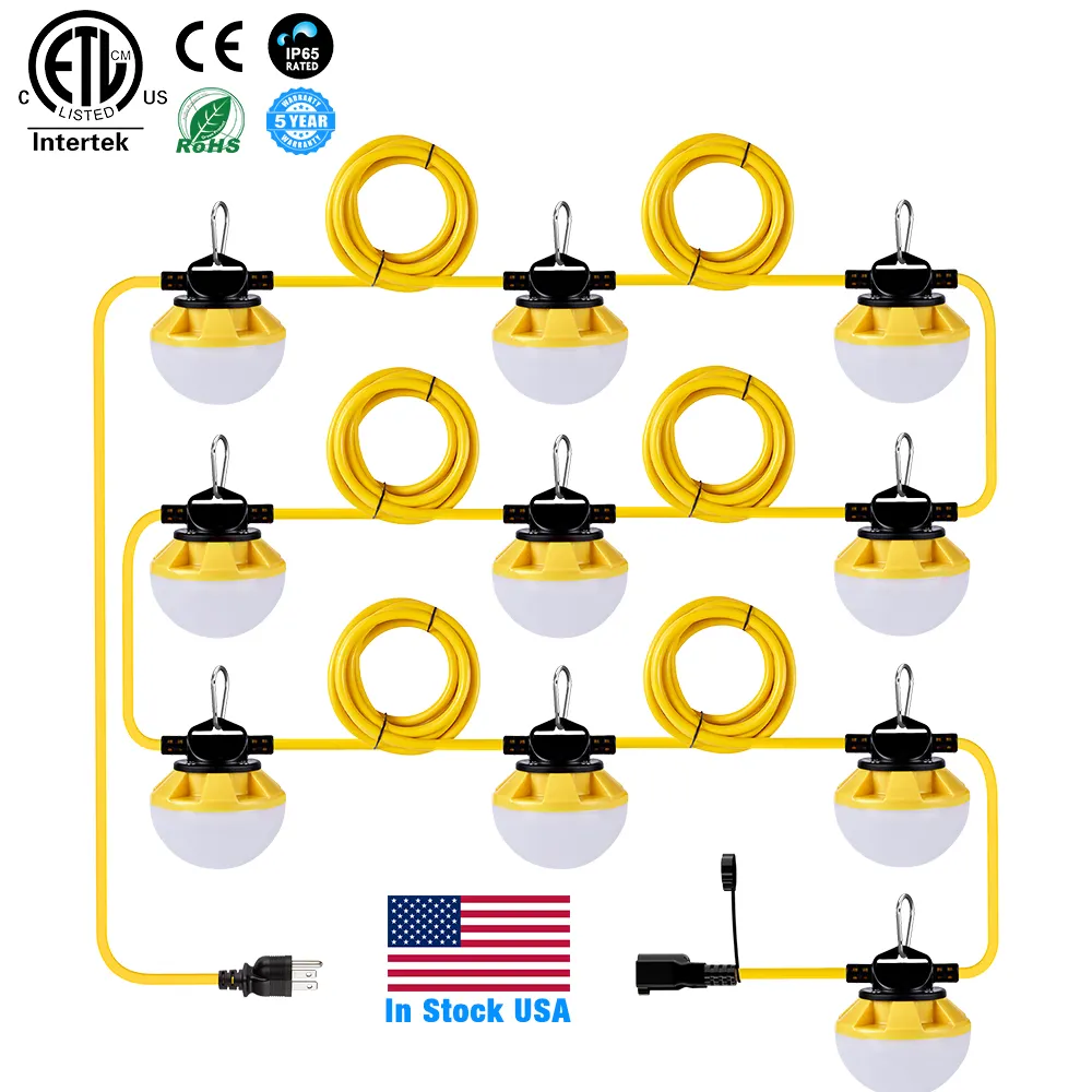 Wholesale Highest Wattage Up To 200W 2020 String Lights 5 10 Lights Per Bunch For Option Led Ball String Light Bulb String