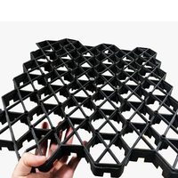 Géocellules en plastique robustes pour allées, grilles de gravier, tapis de sol, grilles efficaces en plastique pour le contrôle de la boue pour les travaux de terrassement
