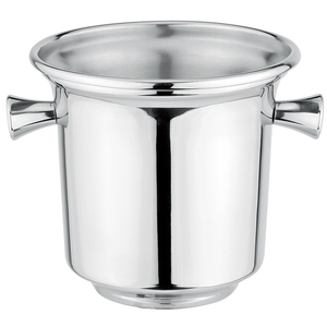 Seau à boissons en argent plaqué avec couvercle et poignée pivotante pour hôtel, bar, seau à glace - Product Image 6