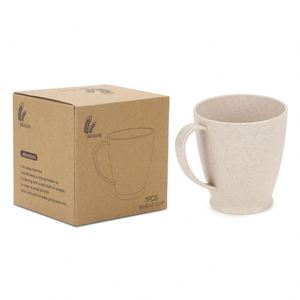 Cadeau promotionnel, bouteille d'eau écologique en paille de blé, tasse à café biodégradable - Product Image 6