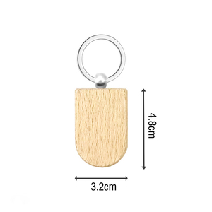 <span class=keywords><strong>Personnalisable</strong></span> 3D blanc <span class=keywords><strong>bois</strong></span> <span class=keywords><strong>porte</strong></span>-clés <span class=keywords><strong>porte</strong></span>-clés <span class=keywords><strong>porte</strong></span>-clés métal pour gravure Logo personnalisé - Product Image 3