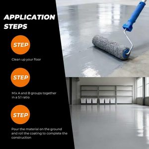 LSY Revestimiento Epóxico Premium para Suelos, Impermeabilizante para Sótanos, Fácil de Limpiar, Antideslizante, Excelente Adhesión - Product Image 6