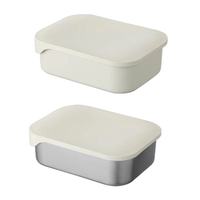 2026 Boîte à lunch Bento portable en acier inoxydable avec logo personnalisé Séparateurs amovibles en silicone pour enfants étanches et chauffables Nouvelles idées de produits