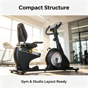 Vélo semi-allongé commercial <span class=keywords><strong>K</strong></span>-FIT GS-8906R – Équipement de cardio-training professionnel pour salle de sport, usage domestique intensif, OEM/ODM - Product Image 5