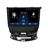 Autoradio Android Meihua 9 pouces avec GPS, lecteur DVD, CarPlay, multimédia USB, CD, DSP pour CHEVROLET Cruze 2015-2017