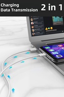 Vente en gros 2A câble Micro-USB PVC pur cuivre tresse blindage charge rapide et Transmission de données pour imprimante d'ordinateur Android