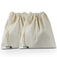 Sac de courses en coton écologique réutilisable, léger et portable, pochette à cordon en toile naturelle, sac personnalisable vierge pour la maison