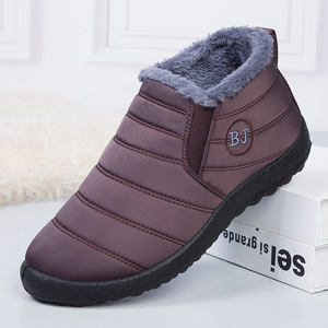 Stivali da neve da <span class=keywords><strong>donna</strong></span> più venduti taglie 46 stivaletti in pelliccia invernale <span class=keywords><strong>scarpe</strong></span> di cotone trapuntate <span class=keywords><strong>impermeabili</strong></span> con Sole antiscivolo - Product Image 2