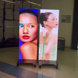 لافتة الإشارات الرقمية الملونة بالكامل M-shine ملصق فيديو وول بإضاءة ليد عالية الجودة ودقة 4k عرض رائع من المورد الجيد