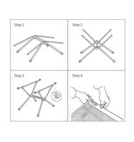 Morntstar — Table de Camping en aluminium, Logo personnalisé, Portable, légère, réglable, hauteur, pliable, pour pique-nique, extérieur