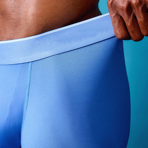 Best Sale Men's Underwear Breathable Quick Dry Seamless Knitted Cotton Spandex Custom Logo Print Eco-Friendly <b>Boxers</b> - Product Image 3