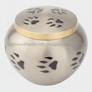 Urnes funéraires en laiton pour animaux de compagnie, urnes commémoratives pour animaux de compagnie, urnes funéraires pour animaux de compagnie, urnes funéraires de haute qualité à bas prix - Product Image 1