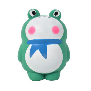 Vente en gros de grenouilles squishy en TPR à rebond lent, balles anti-stress mignonnes de dessin animé, jouets sensoriels de décompression pour les fêtes - Product Image 4