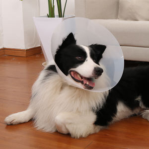 애완 동물 수술 회복 콘 편안한 개 엘리자베스 칼라 수술 후 핥기 회복 고리 방지 - Product Image 1